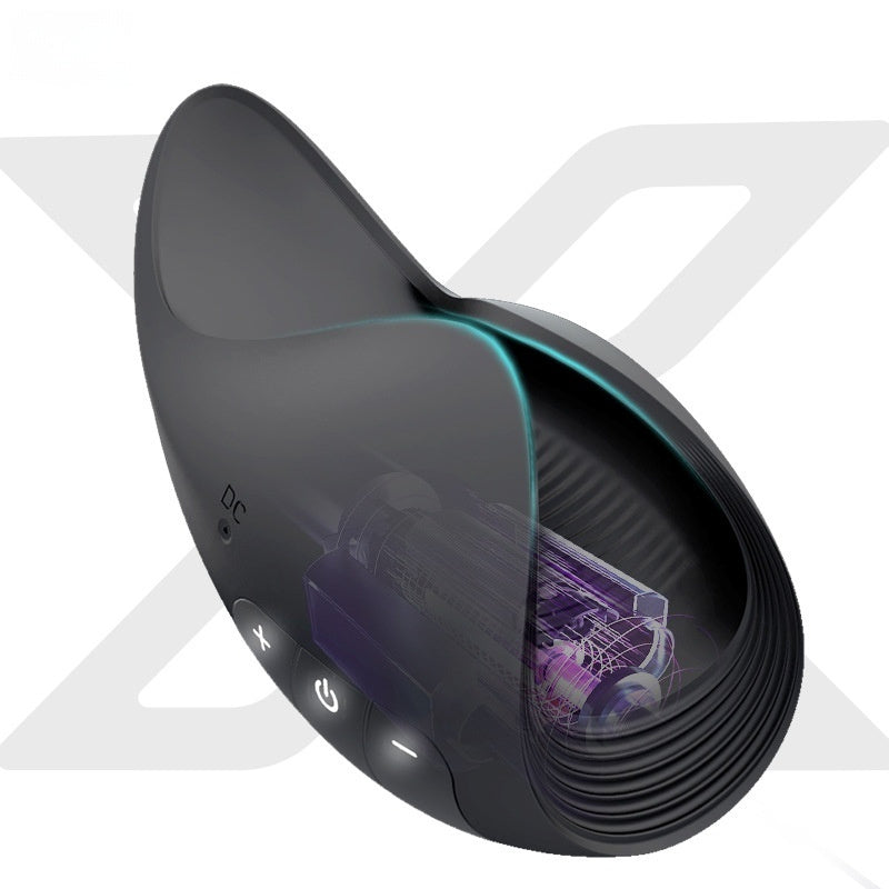 realistic Punching Vibratory Exercise Men's Waterproof Silicone Toy, Personal pleasure