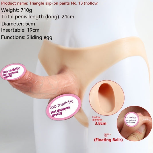 Realistic Wearable Underwear - Triangle Style With Smooth Design