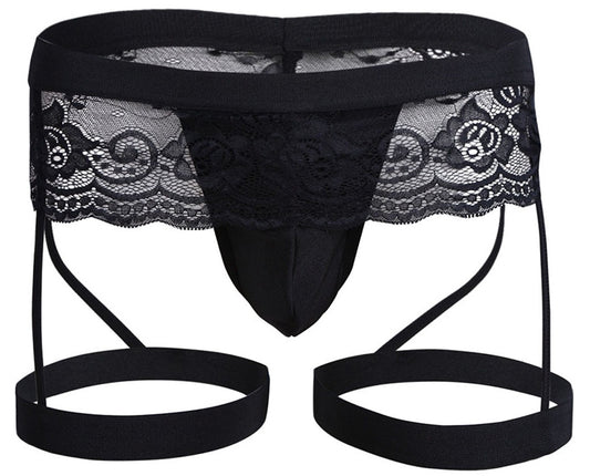 Elegant Underwear, Pride products Men's Lace Three-point Panties