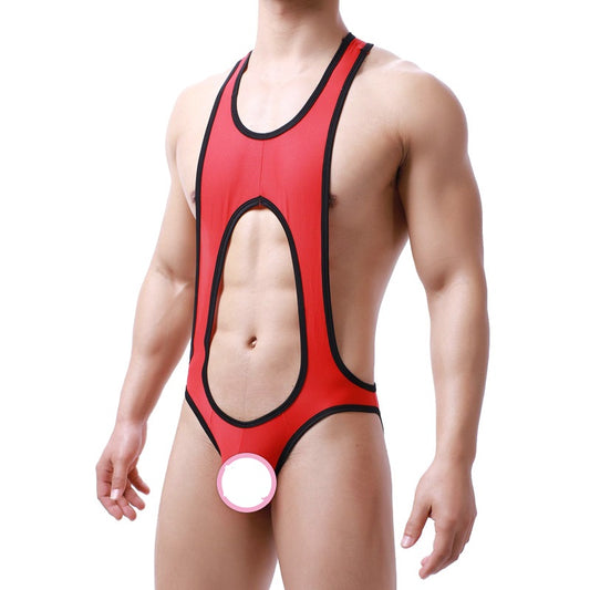 Men's Sculpting Fine Mesh Breathable One Piece Underwear For Men,