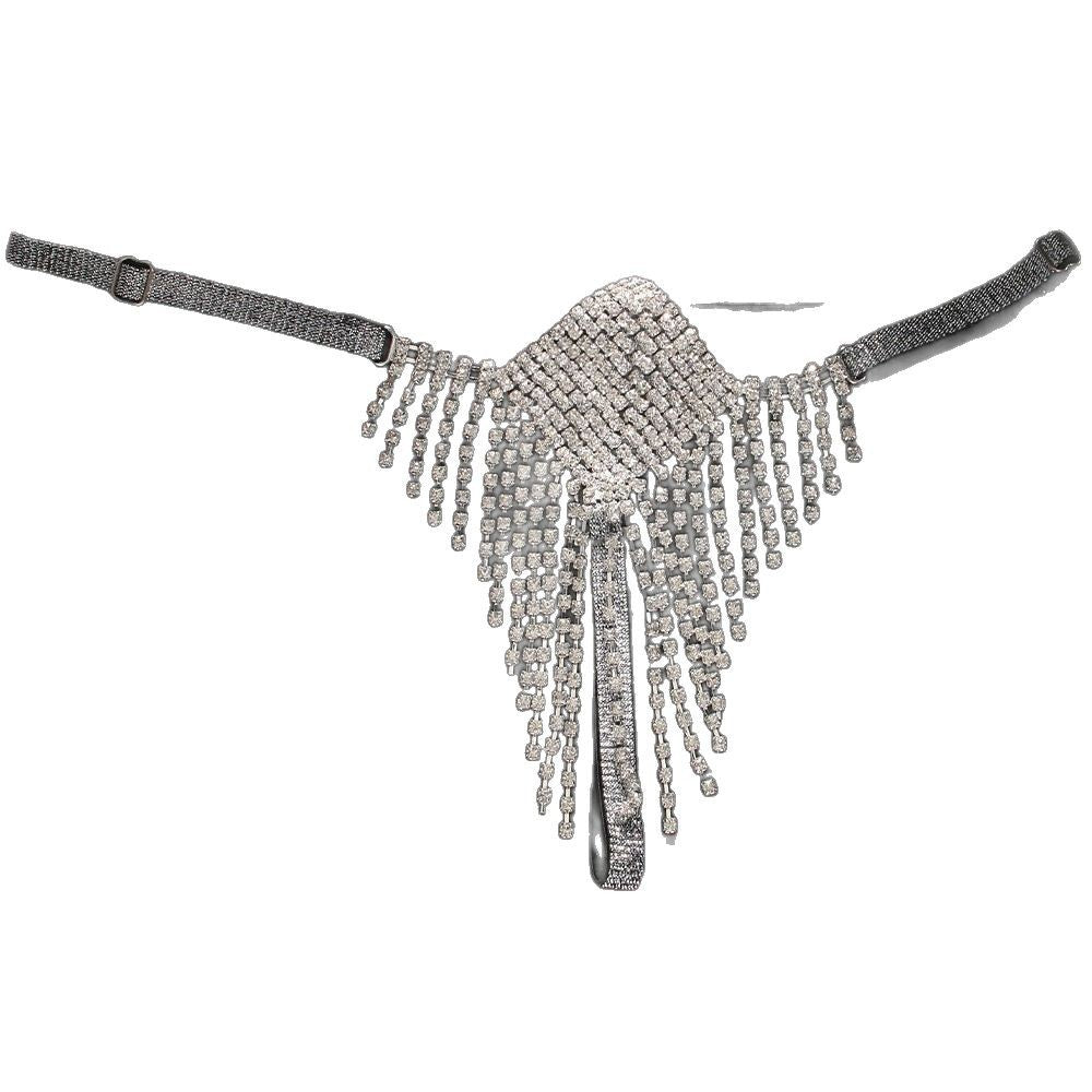Rhinestone Tassel Underwear , İntimate wellness Diamond Body Chains