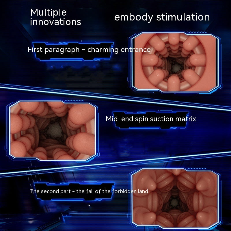 Electric Automatic Wellness Device - Telescopic Heating Trainer for Men