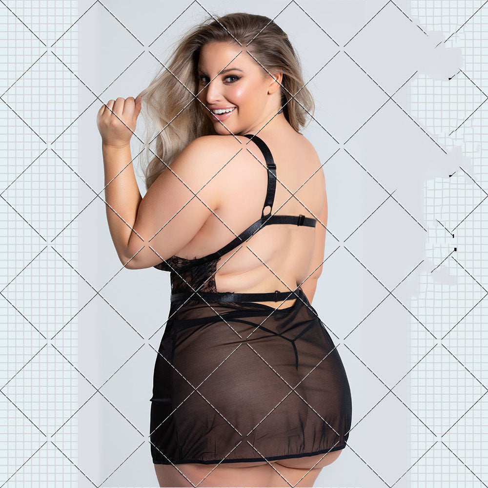 Elegant , Plus size Siamese Seductive Women's , Underwear