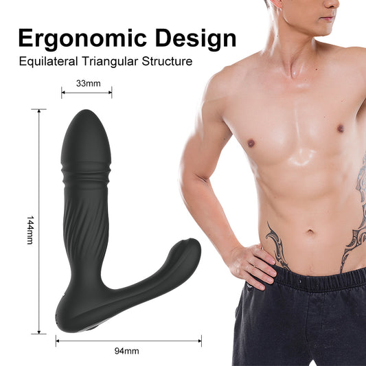Wellness Device For Men - Thrusting Personal Massager With 10 Vibrating Modes