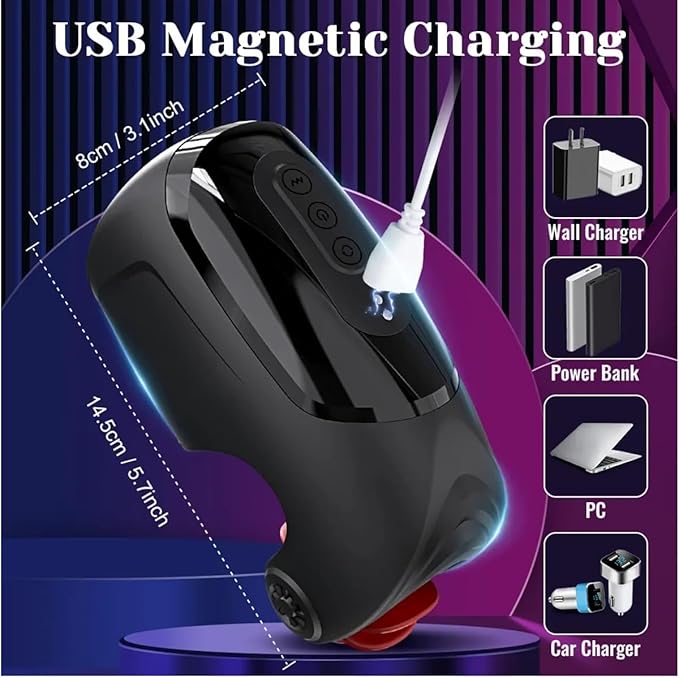 Wellness Device For Men - Tongue-Licking 10 Vibrating Modes Personal Trainer