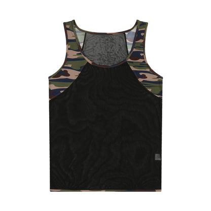 Men's Camouflage Mesh Yoga Shirt - Color Block Stretch Breathable Athletic Top