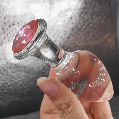 Crystal Glass Wellness Plug - Premium Non-Metallic Intimate Accessory