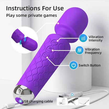 AV Magic Wand  Clitoris Stimulator  intimate wellnes , relaxation Erotic Toys For Adults 18 Powerful Vibrators Toys For Woman