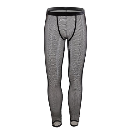 Men's realistic Fishnet Bottoming Trousers realistic ,  Pride products