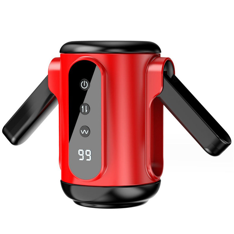 Electric Automatic Wellness Cup - Dual Handle Retractable Vibration with LCD Display