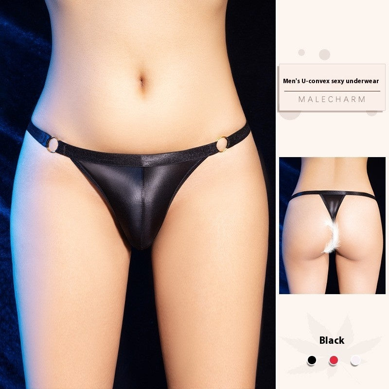 Men's Metal Ring Suspenders Three-Piece Suit - Elegant Underwear, LGBT Pride Collection