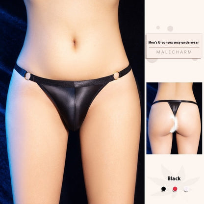 Men's Metal Ring Suspenders Three-Piece Suit - Elegant Underwear, LGBT Pride Collection