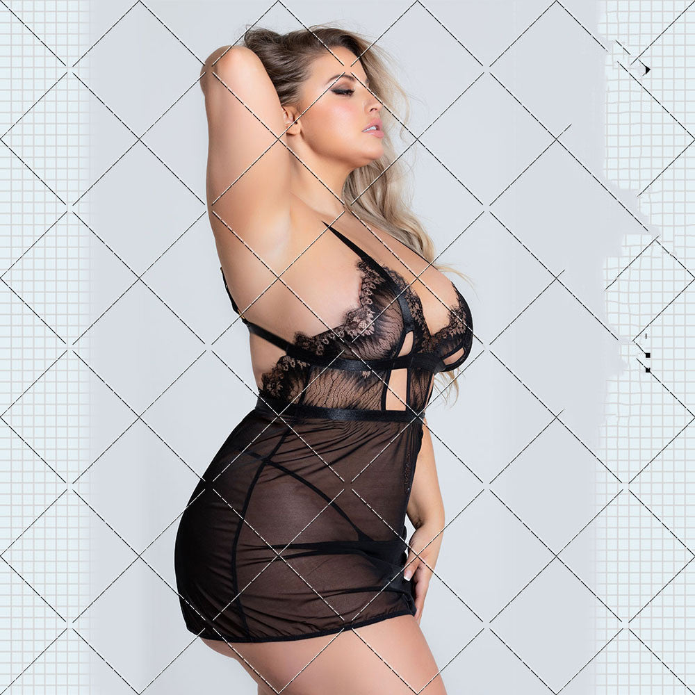 Elegant , Plus size Siamese Seductive Women's , Underwear