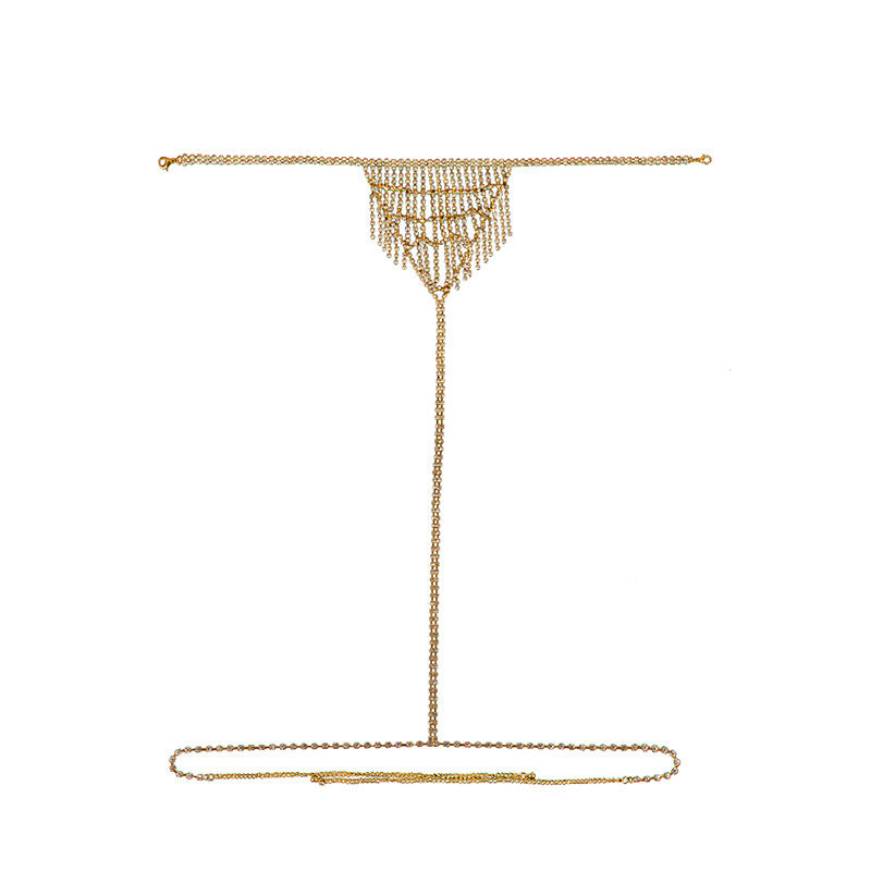 İntimate wellness  Waist T-back Rhinestone,  Body Chains Underwear