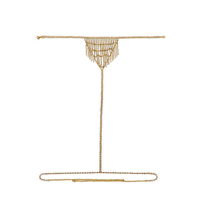 İntimate wellness  Waist T-back Rhinestone,  Body Chains Underwear