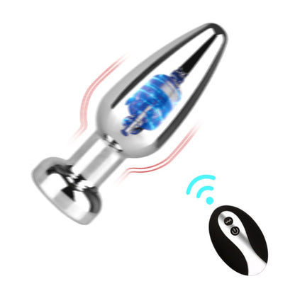 Metal Vibratory  Plug Magnetic Charging Toys, “Comfort-fit design”