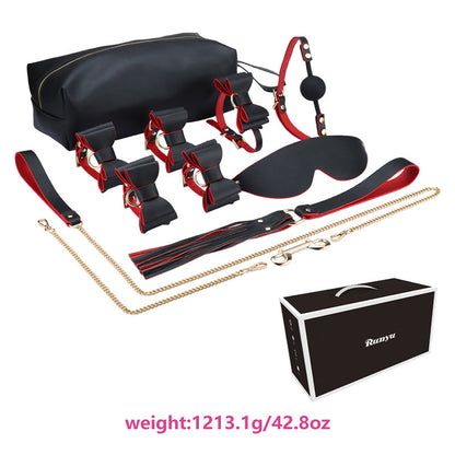 Premium Leather BDSM Accessory Set - Intimate Lifestyle Collection