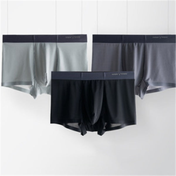 Ice silk underwear men's summer breathable ultra-thin quick-drying boxer