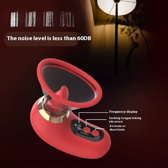 Tongue LED Number Display Handheld Sucking Device intimate wellnes , relaxation