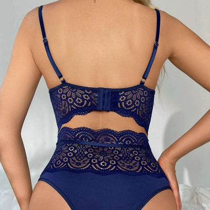 Women's Wear Chain Stitching Lace Underwear Suit