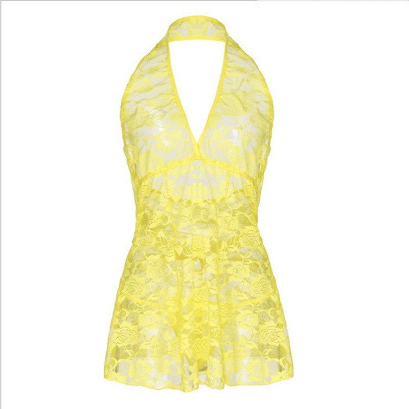 Women's Lingerie Hot Elegant Lace Dress