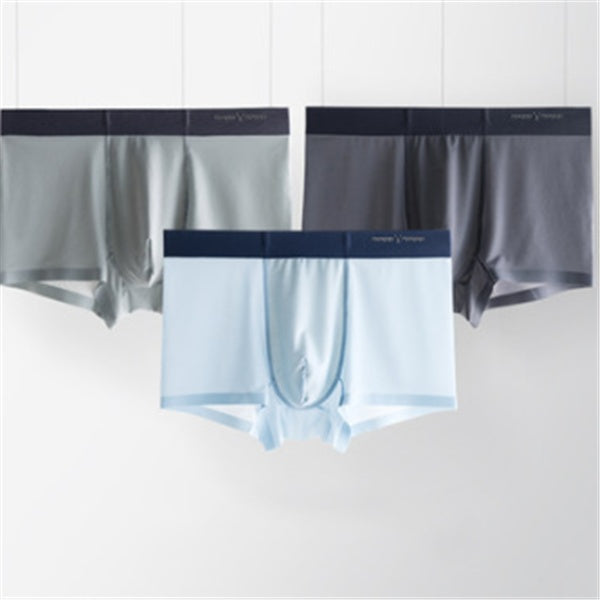 Ice silk underwear men's summer breathable ultra-thin quick-drying boxer