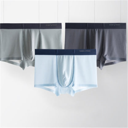 Ice silk underwear men's summer breathable ultra-thin quick-drying boxer