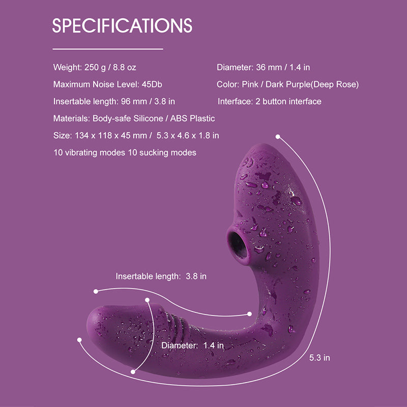 Silent Wellness Device For Women - Personal Mini 10 Modes Wand Massager