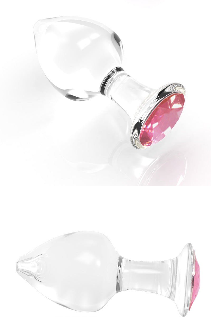 Crystal Glass Wellness Plug - Premium Non-Metallic Intimate Accessory