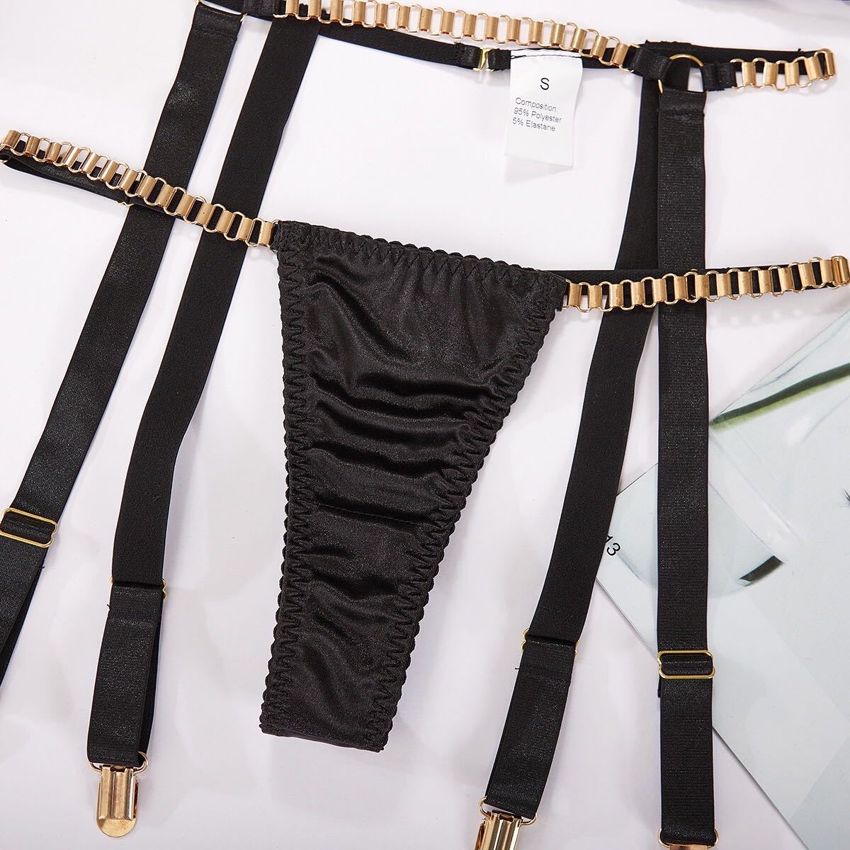 Women's Metal  İntimate wellness Underwear Suit
