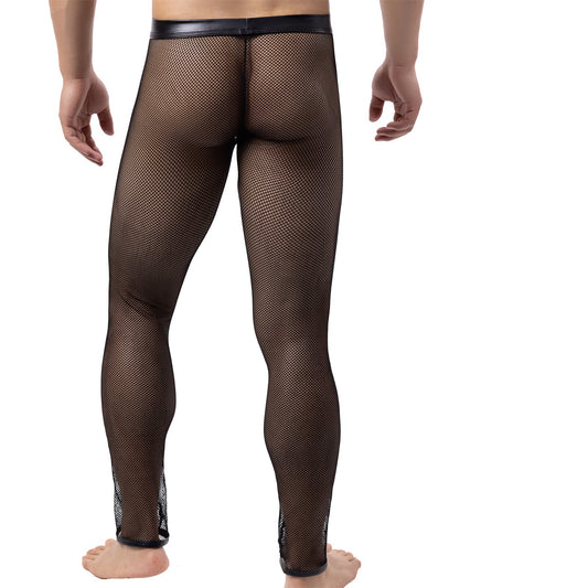 Men's realistic Fishnet Bottoming Trousers realistic ,  Pride products