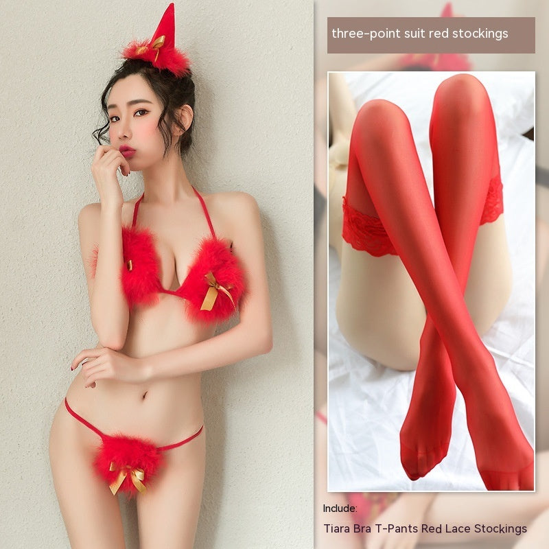 Underwear Backless Seductive Set Elegant , couple experience