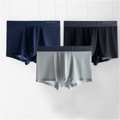 Ice silk underwear men's summer breathable ultra-thin quick-drying boxer