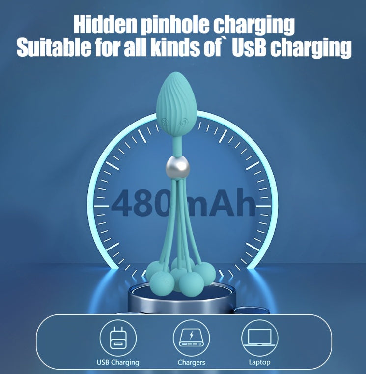 Plug With 6 Clitoris Women & Couples, Remote Control C Spot And Front region  Stimulation Massager, Butt Plug For Male With 10 Vibration Modes