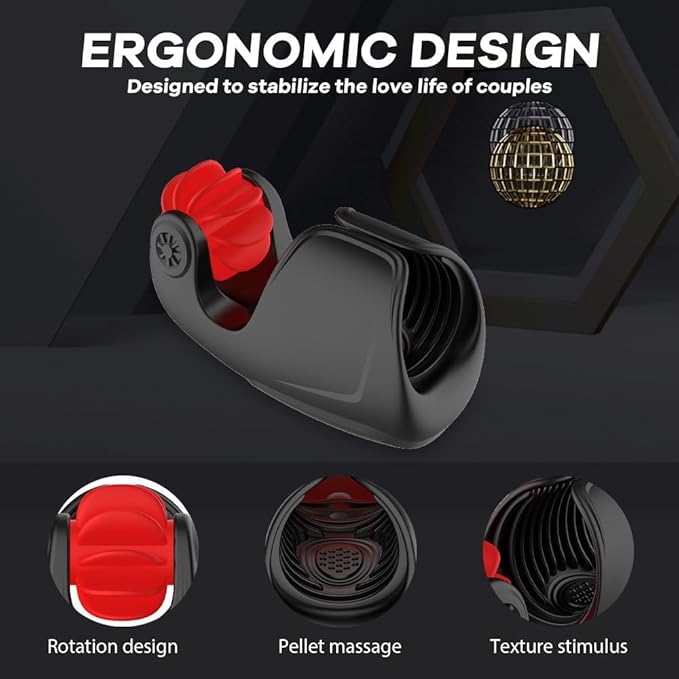 Wellness Device For Men - Tongue-Licking 10 Vibrating Modes Personal Trainer