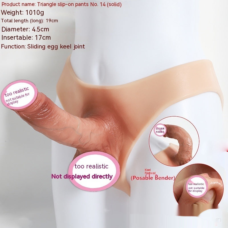 Realistic Wearable Underwear - Triangle Style With Smooth Design