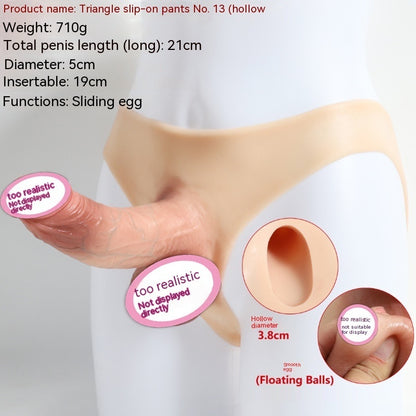 Realistic Wearable Underwear - Triangle Style With Smooth Design