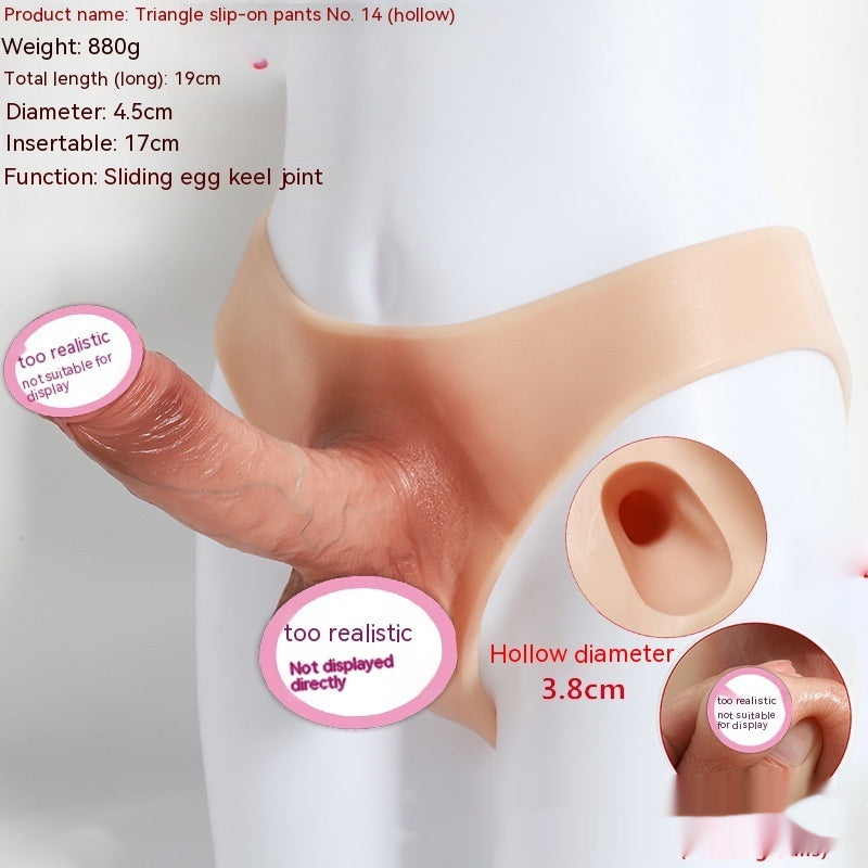 Realistic Wearable Underwear - Triangle Style With Smooth Design