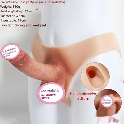 Realistic Wearable Underwear - Triangle Style With Smooth Design