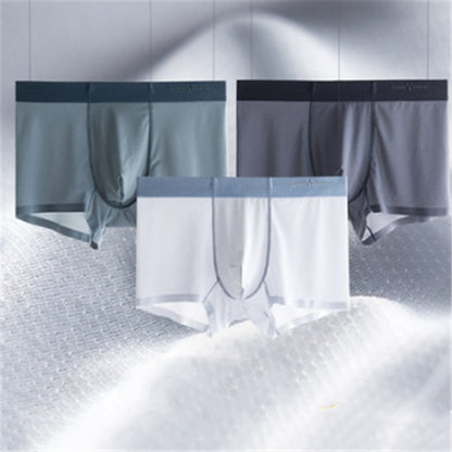 Ice silk underwear men's summer breathable ultra-thin quick-drying boxer