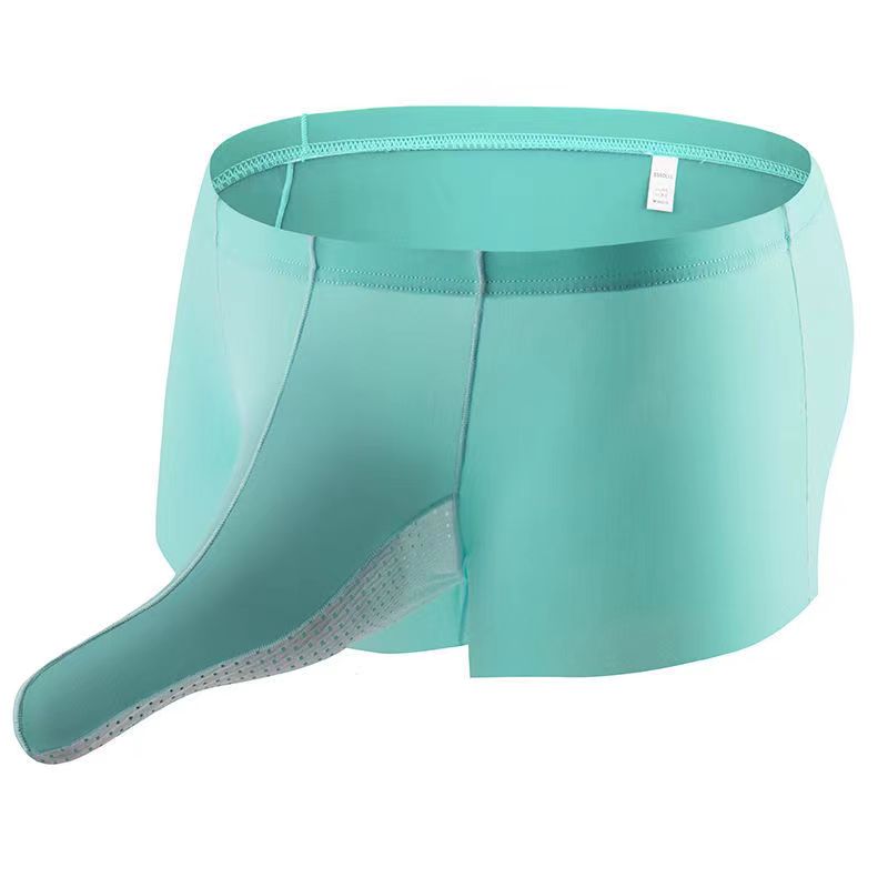 Tide Men's Ice Silk Underwear Bullet Separation Elegant , couple experience