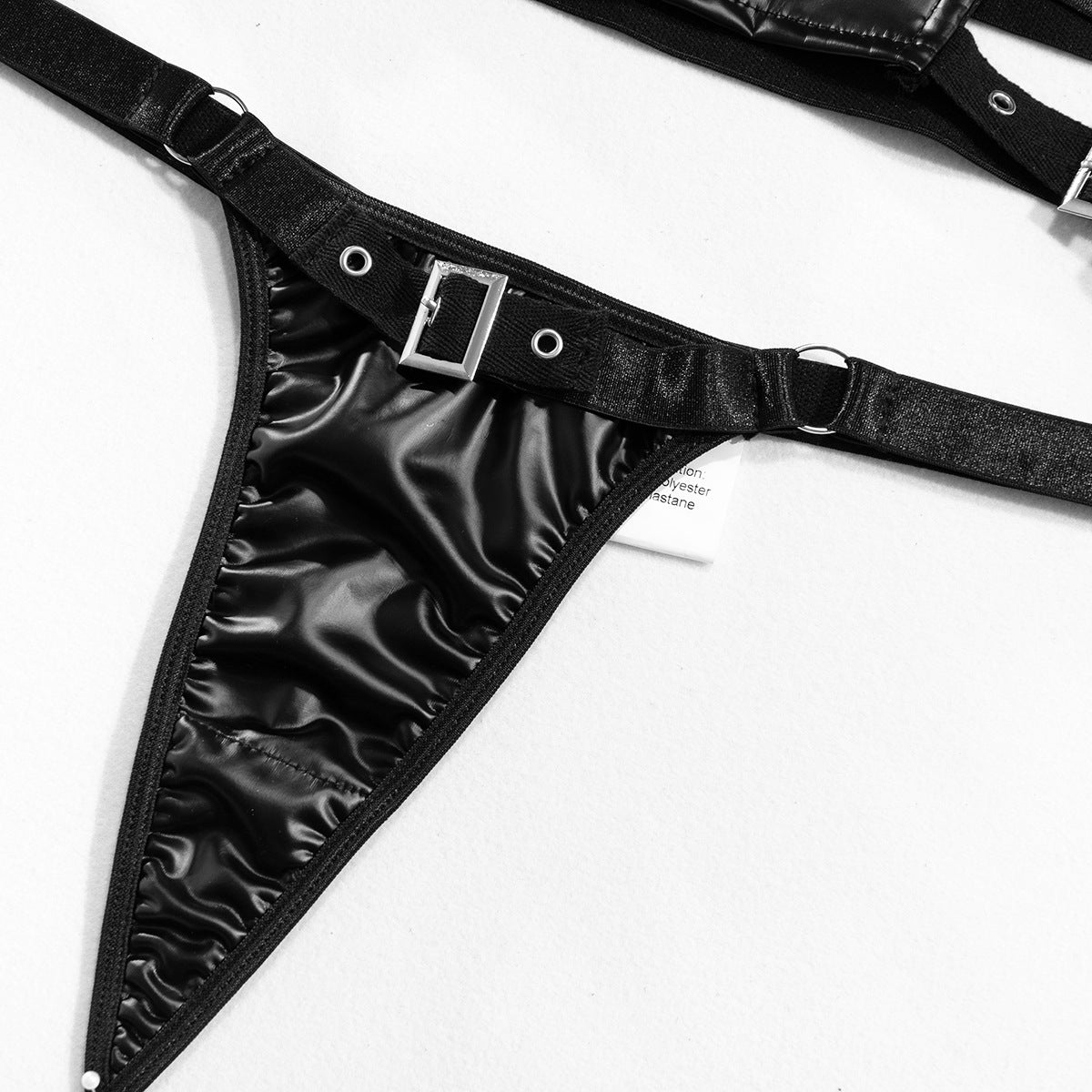 underwear, lingerie,  PU Motorcycle Vest Underwear Uniform Suit Women, Elegant , couple experience