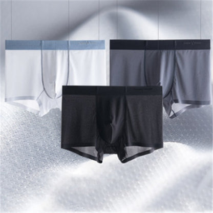 Ice silk underwear men's summer breathable ultra-thin quick-drying boxer