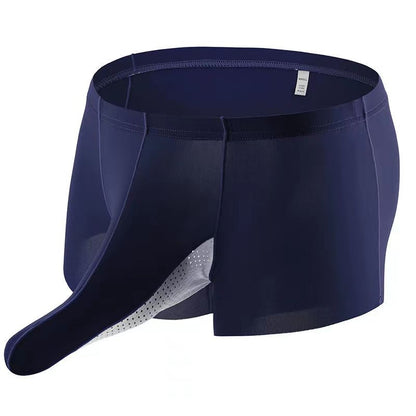 Tide Men's Ice Silk Underwear Bullet Separation Elegant , couple experience