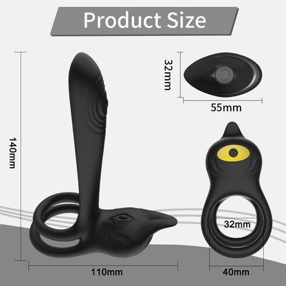 Wellness Ring For Couples - G Spot 2 In 1 Device With 10 Modes Personal Massager