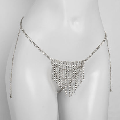 İntimate wellness  Waist T-back Rhinestone,  Body Chains Underwear