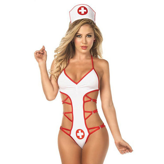 Elegant , couple experience Nurse Uniform Temptation Conjoined