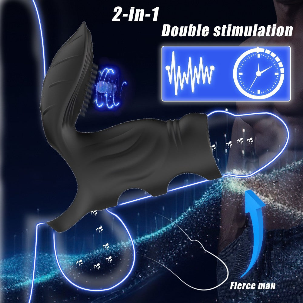 Wireless Remote Control Dual Stimulation Wellness Device - Locking Feature