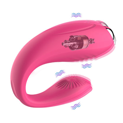 Small Portable U-Shaped Wellness Device With 10 Vibration Modes - Wearable Personal Massager