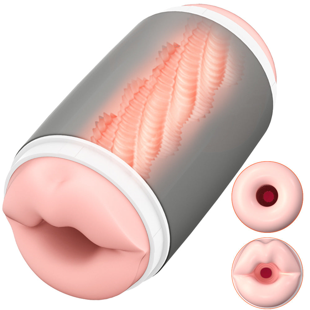 Finger Soft Cup Double-Headed Wellness Device for Men